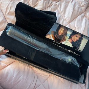 Pretty in a minute flat iron